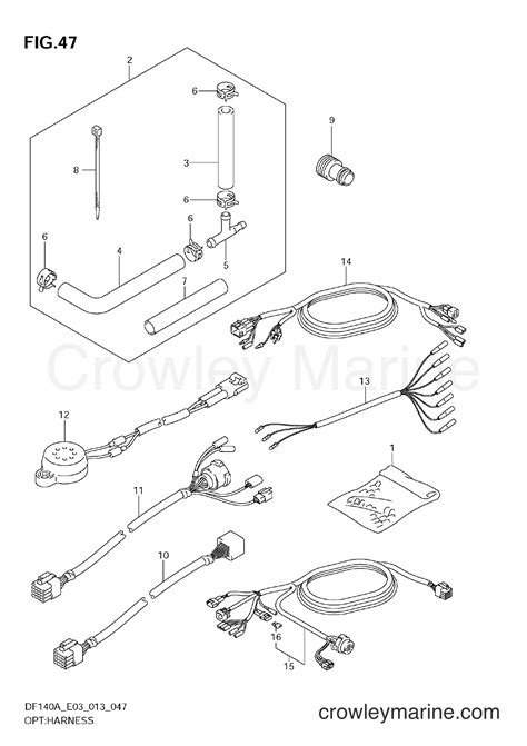 Opt Harness Serial Range Four Stroke Outboard Df A