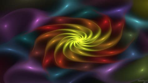 Rotation Line Glow Colorful Wallpaper Coolwallpapers Me