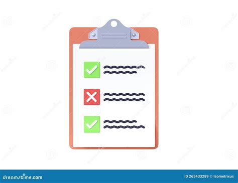 Checklist 3d Elenco Di Documenti Di Rendering Con Gli Appunti Di Test