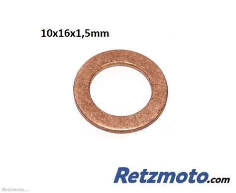 Retzmoto RTZ Rondelles Joint Cuivre 10x16x1 5mm 4TU F3479 00