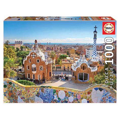 Puzzle 1000 Piezas Vista de Barcelona desde el Parque Güell Educa 17966