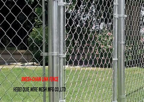 11 5 Gauge Green PVC Coated Galvanized Chain Link Fence For Farm Garden