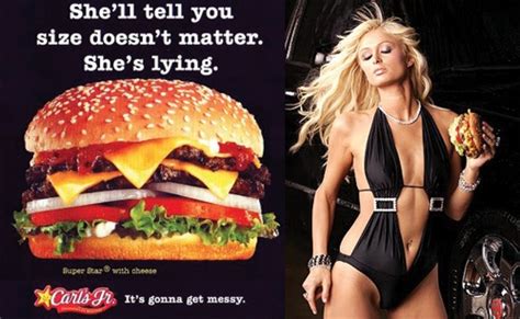 Paris Hilton Fait La Promo Des Burgers Carls Jr Food Advertising Photographing Food Carls Jr