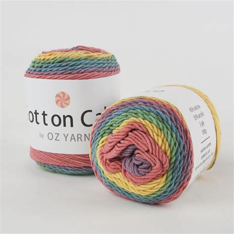 Cotton Yarn Cakes 100g Oz Yarn