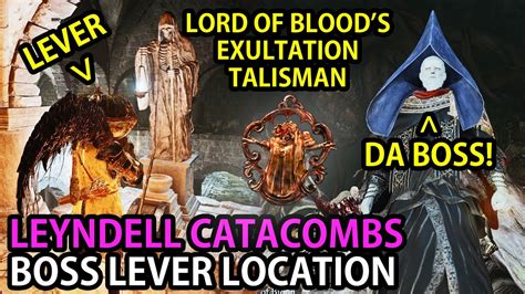 Elden Ring Leyndell Catacombs Boss Room Lever Location Lord Of