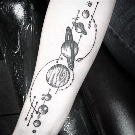 Facinating Solar System Tattoo Designs Their Origin And Symbolism