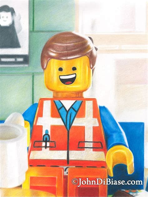 Lego Movie Emmet Drawing