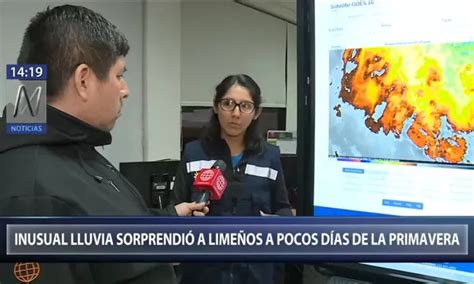 Lima Senamhi explica por qué se presentó inusual lluvia Canal N