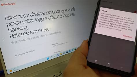 Internet Banking E App Do Santander Fora Do Ar Nesta Segunda Feira