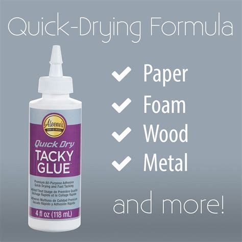 Aleene’s Quick Dry Tacky Glue 4oz | The Ink Stone