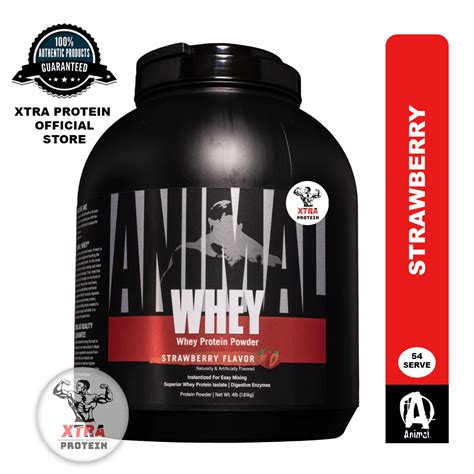 Animal Iso Whey Protein Blend Strawberry (4lb) 54 Servings - XTRA PROTEIN