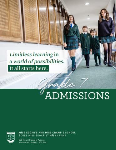 2022 2023 ECS Grade 7 Admissions Package