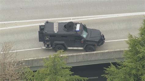 Swat Team Responds To Seattle Encampment Near I 90