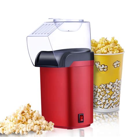 Clearance Automatic Popcorn Machine With Spoon Hot Air Popper Quick