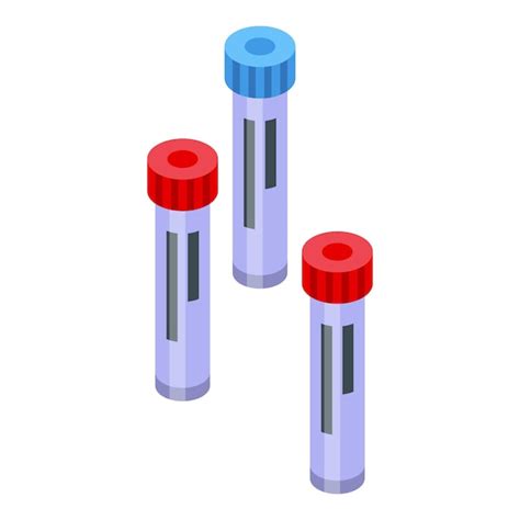 Premium Vector Test Tubes Icon Isometric Vector Indicator Compare