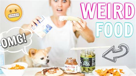 Trying Weird Food Combinations People Love Rebecca Louise Youtube