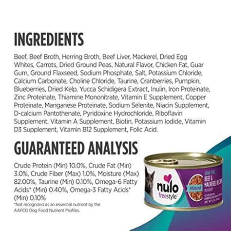 Nulo Freestyle Cat And Kitten Minced Wet Canned Food Premium All Natural Grain Free Shredded