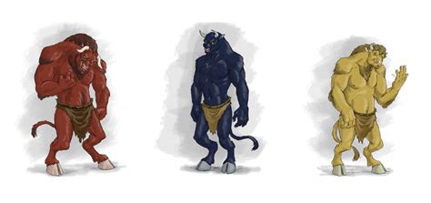 Minotaurs By Beb156 On Deviantart