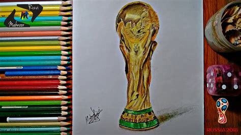 How To Draw The World Cup Trophy