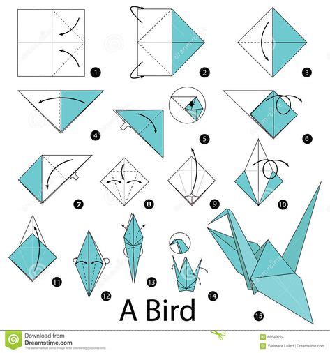 Origami ideas: Origami Paso A Paso Pajaro