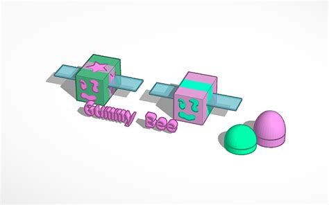 3d Design Gummy Bee Bss Tinkercad