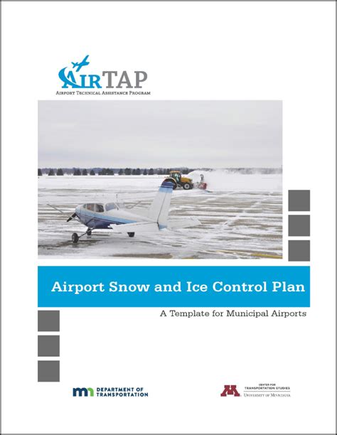 AirTAP Airport Snow And Ice Control PlanA Template For Municipal