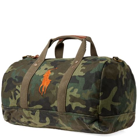 Polo Ralph Lauren Polo Player Canvas Duffle Bag Camo End Global