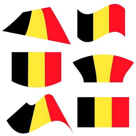 Premium Vector Belgium Flag Vector Pack