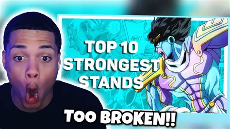 NON JOJO FAN REACTS TO Top 10 Strongest Stands In JoJo S Bizarre