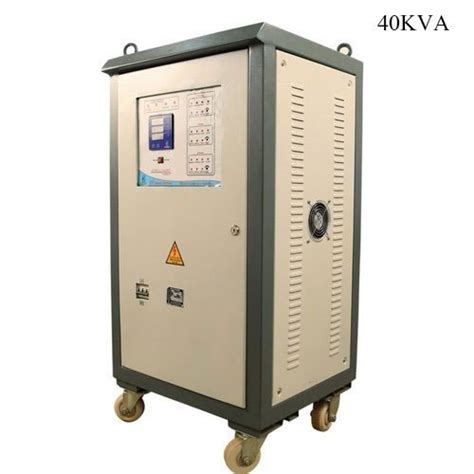 Iron Three Phase Automatic Mild Steel 40kva Air Cooled Servo Voltage