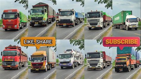 Truk Trailer Gandeng Kontener Tronton Trinton Faw Jh Hino Isuzu