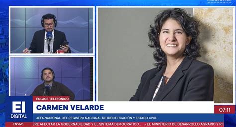 RENIEC PERÚ on Twitter RT RadioNacionalFM EN VIVO Carmen Velarde