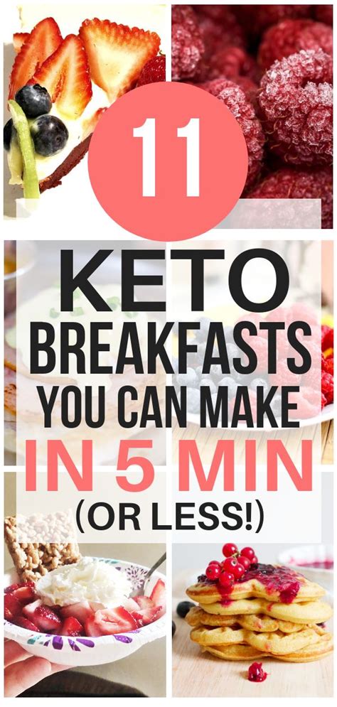 Amazing Quick Easy Minute Keto Breakfast Ideas Olivia Wyles