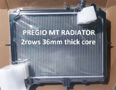 KIA PREGIO RADIATOR MANUAL Lazada PH