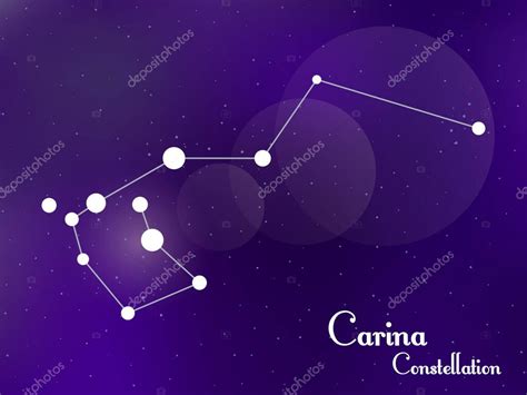 Constelaci N De Carina Cielo Nocturno Estrellado Racimo De Estrellas