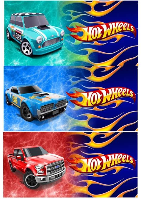 Diseños HOT WEELS Imprimibles hot wheels Tatuajes de animales Hot