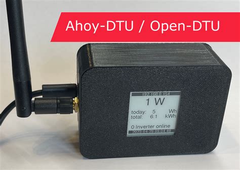 Ahoy DTU Open DTU Gehäuse für E Ink Display Waveshare by 2 Mars