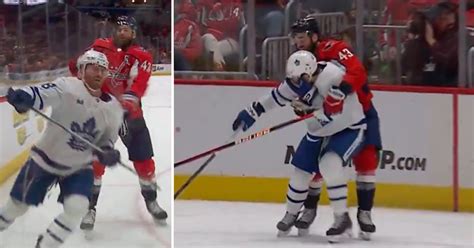 Ishockey Tom Wilson St Ngs Av Sex Matcher Efter Fult Tilltag Mot Noah Gregor Svt Sport