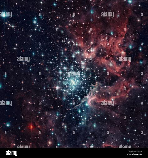 Ngc 3603 Is An Open Cluster Of Stars Situated In The Carina Spiral Arm