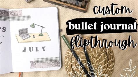 Custom Bullet Journal Flipthrough Planner Flip Through