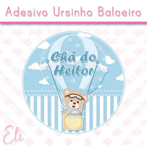 Adesivos Personalizados X Ursinho Baloeiro Elo