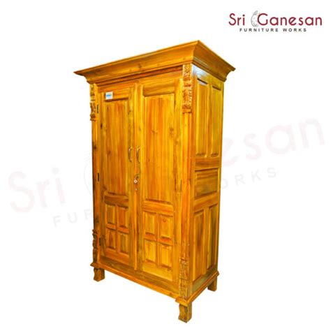 French Model Wooden Almirah Sri Ganesan Furniture