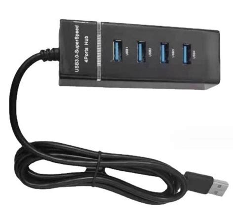 Хаб USB 3.0 на 4 порти концентратор USB-хаб HUB (819399503) Чорний ...