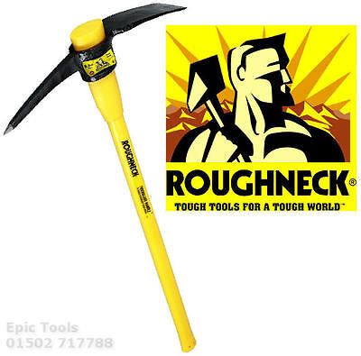 Roughneck Lb Mattock Pick Axe Head With Fibreglass Soft Grip Handle