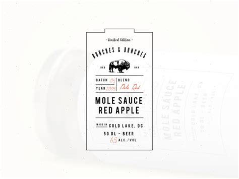 Free Buffalo Label Sample Labels Free Red Apple