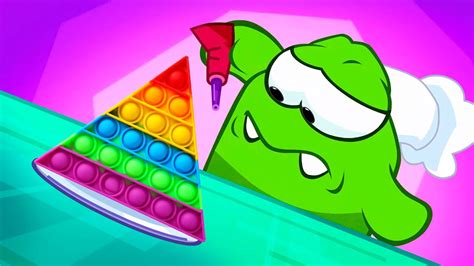 Las Historias de Om Nom El Día de Comida Rápida Dibujo animado Cut