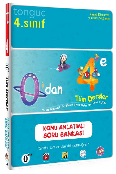 Tonguç Akademi 4 Sınıf Tüm Dersler 0 dan 4 e Konu Anlatımlı Soru Bank