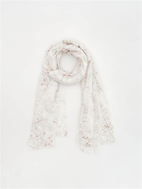 Floral Scarf Color Nude RESERVED 474BD 02X