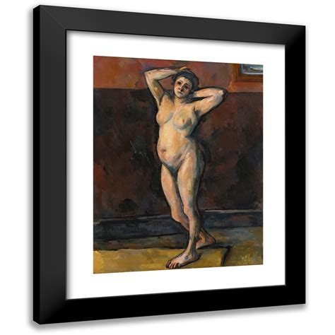 Paul Cézanne 15x18 Black Modern Framed Museum Art Print Titled Naked