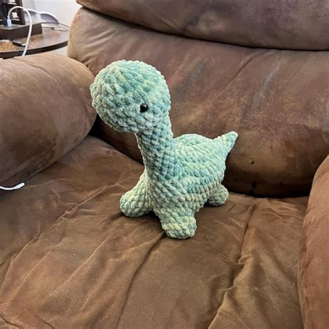 Pattern No Sew Amigurumi Crochet Pattern Bronto The Dinosaur Plush